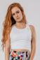 Preview: White Beauty Crop Top - Sports Bra/ Bikini Top